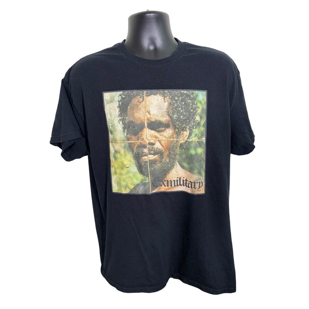 Death Grips Exmilitary Album Cover Black T-Shirt XL
